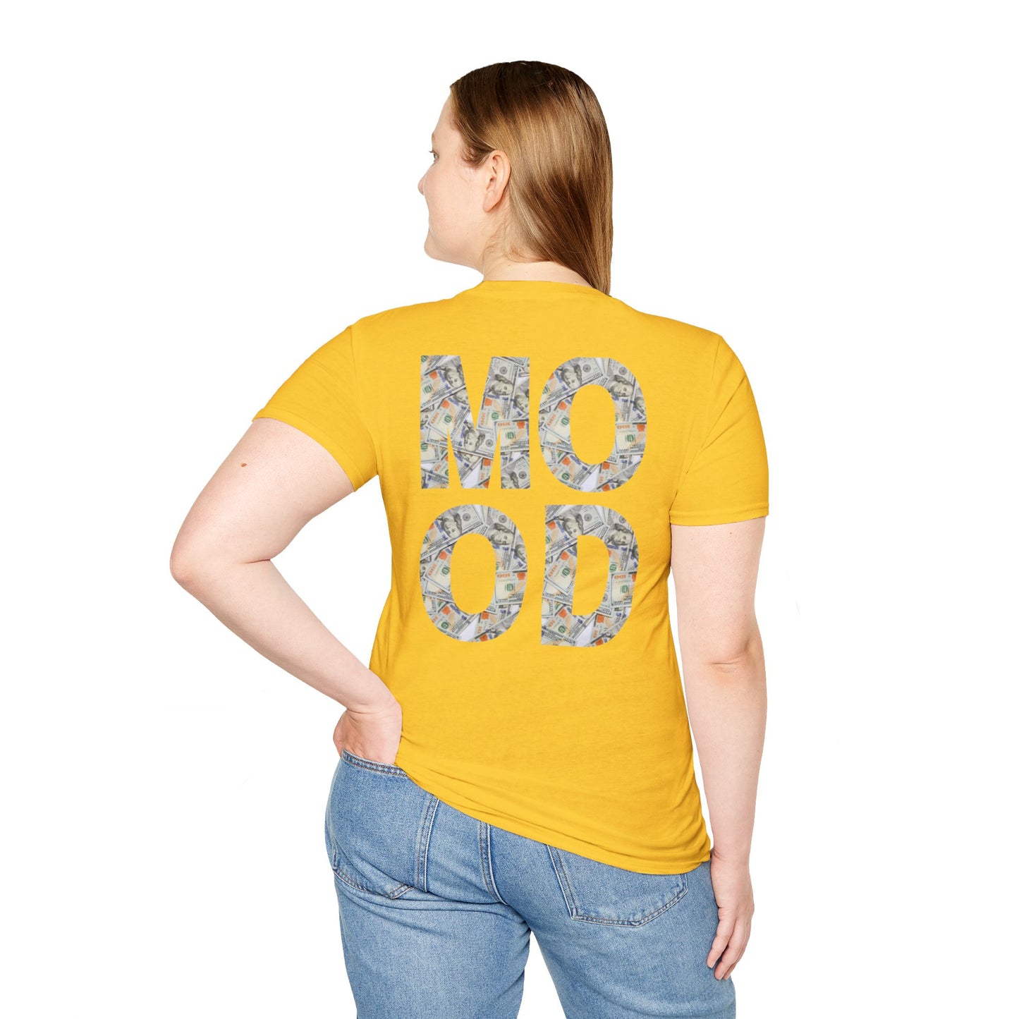 Money Mood Back Print Unisex Shirt