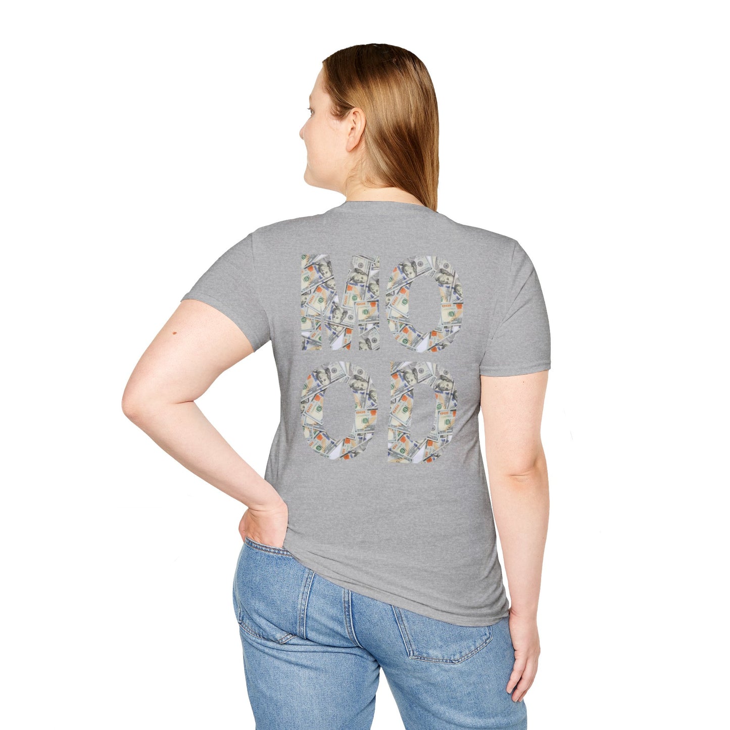 Money Mood Back Print Unisex Shirt