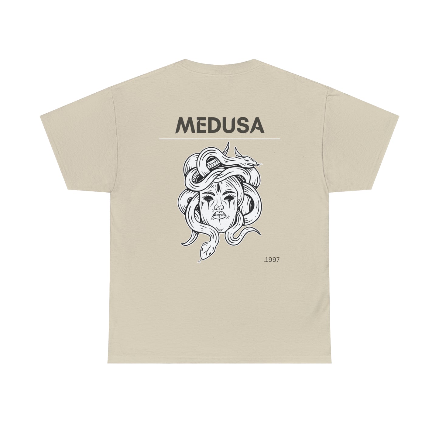 Medusa Print Unisex Heavy Cotton Tee