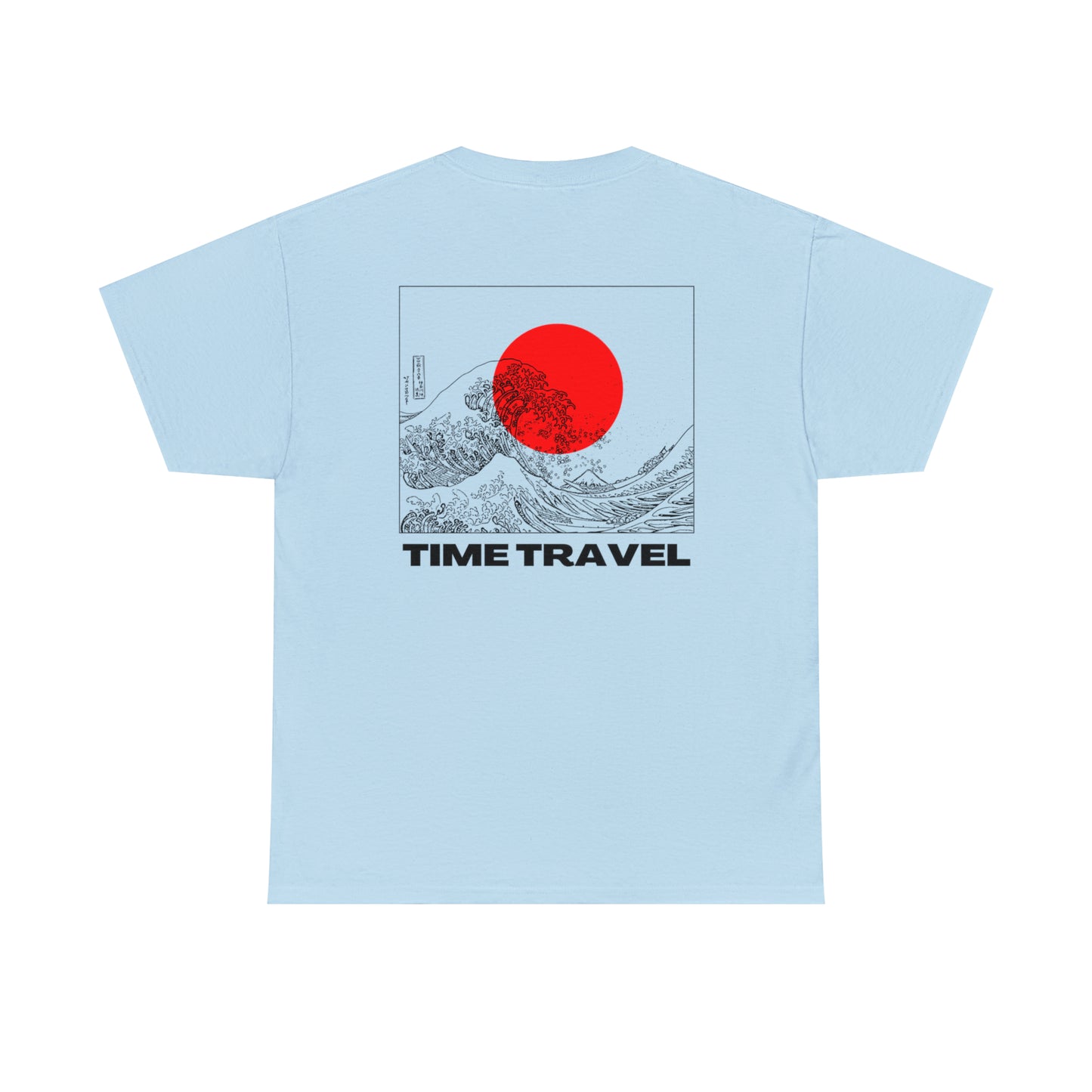 Japan Time Travel Backprint Unisex Heavy Cotton Tee