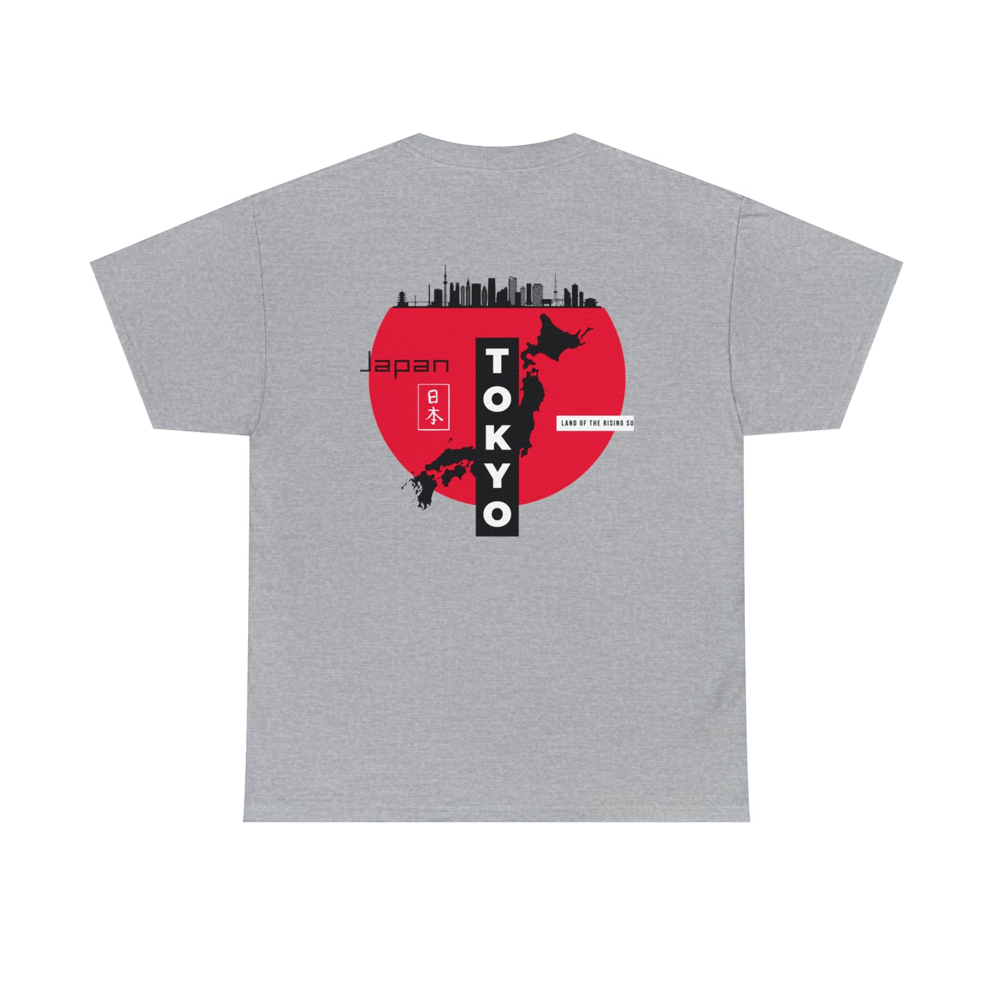 Tokyo Japan Backprint Unisex Heavy Cotton Tee