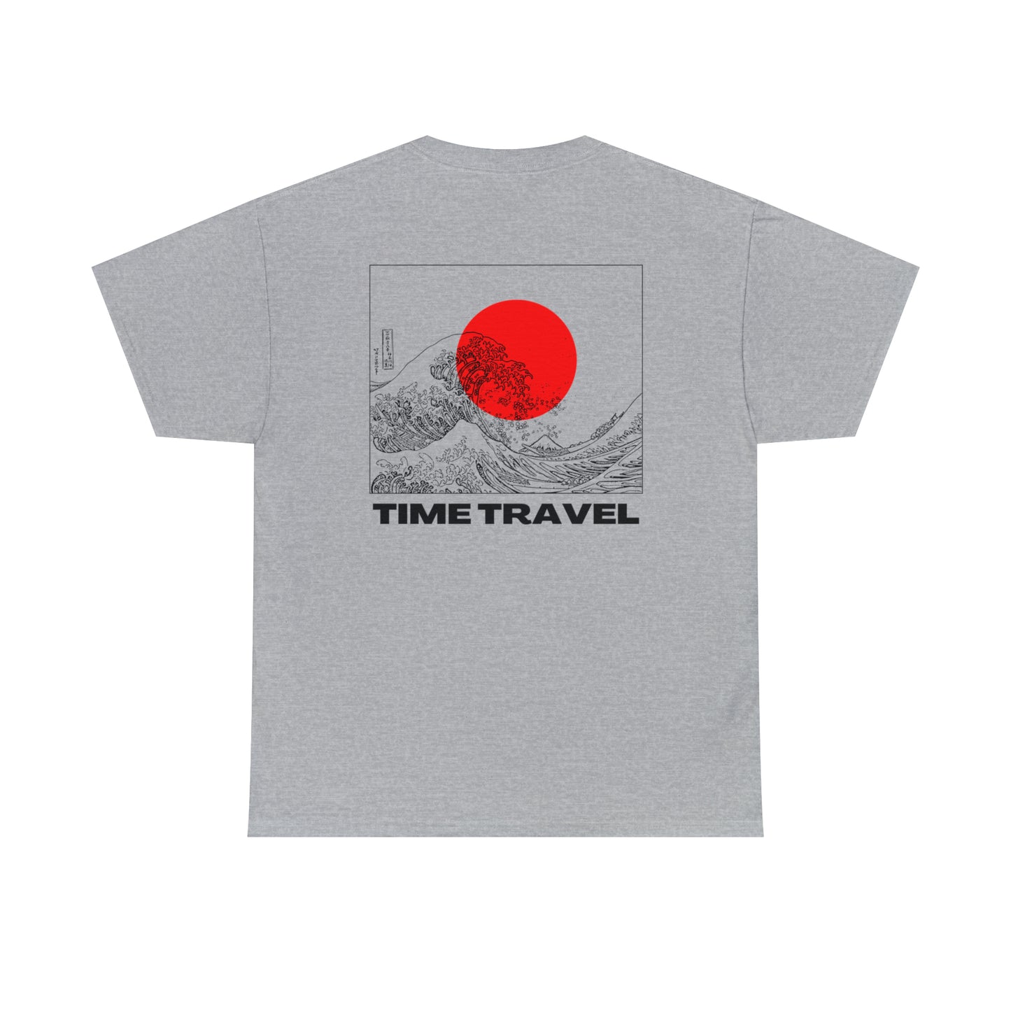 Japan Time Travel Backprint Unisex Heavy Cotton Tee