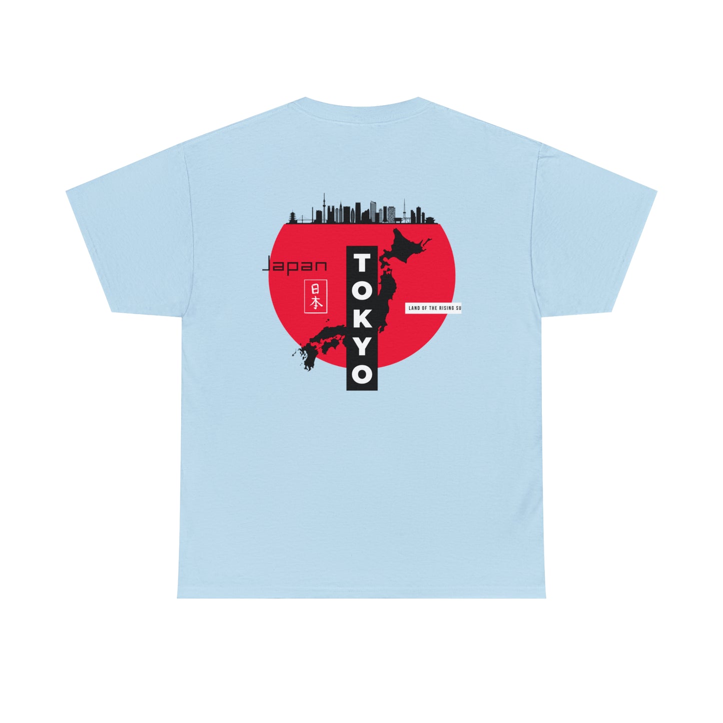 Tokyo Japan Backprint Unisex Heavy Cotton Tee