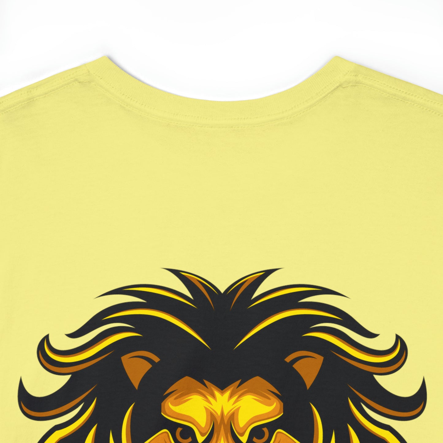 Lion Face Unisex Heavy Cotton Tee