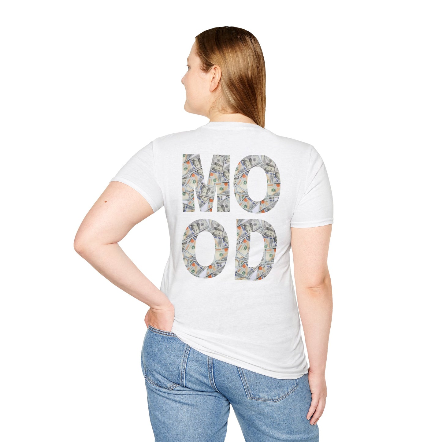 Money Mood Back Print Unisex Shirt