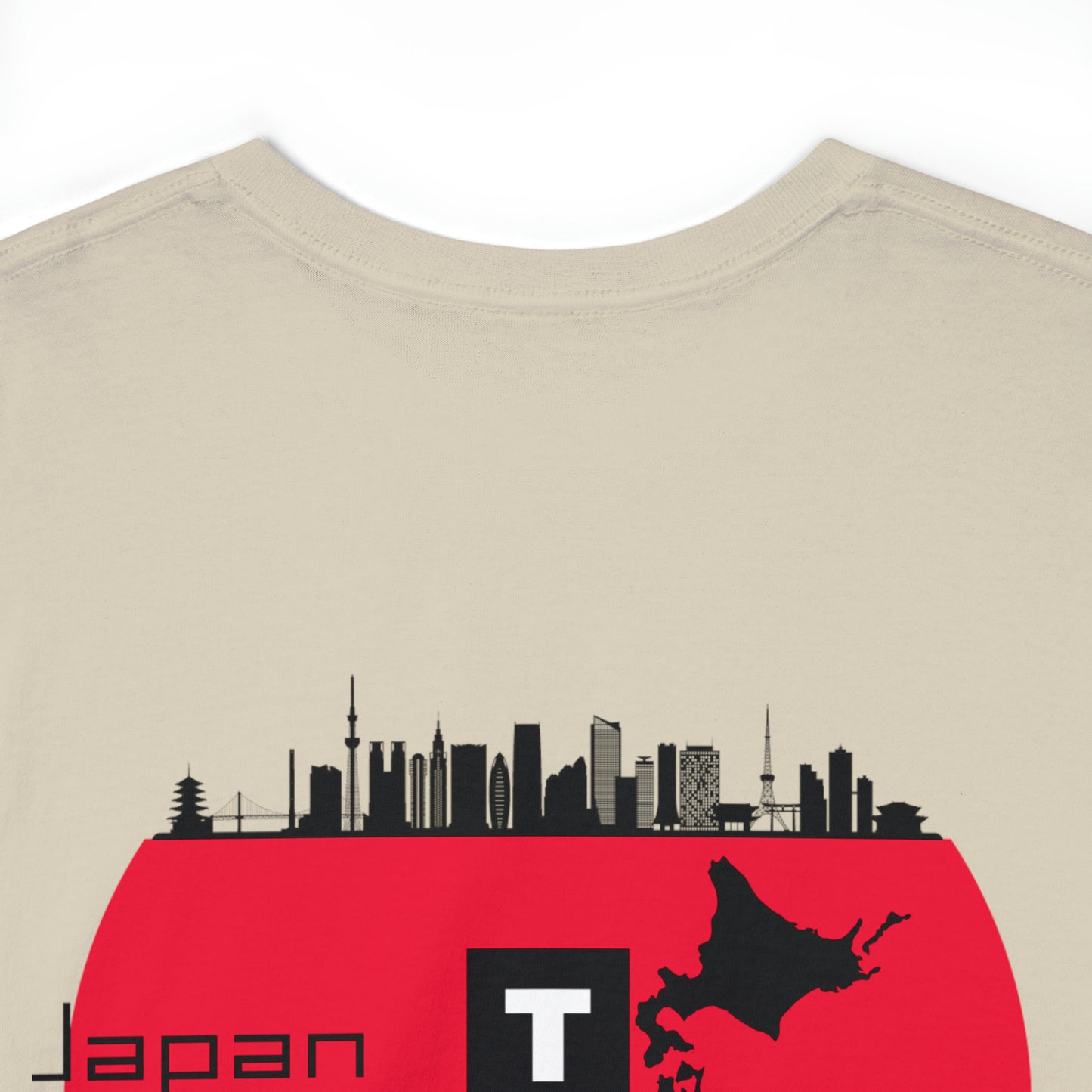 Tokyo Japan Backprint Unisex Heavy Cotton Tee